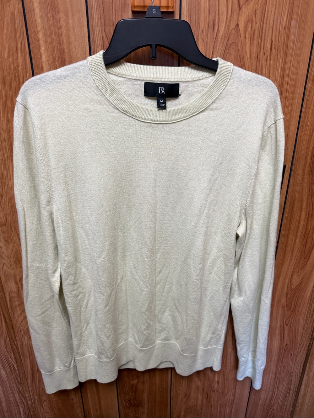 BR Lightweight Crewneck Sweater in Pale Sage